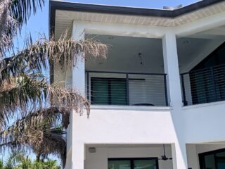 Custom built stair cable railing from Shonefelt Welding and Fabrication in Clearwater Florida